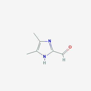 molecular formula C6H8N2O B173152 4,5-二甲基-1H-咪唑-2-甲醛 CAS No. 118474-44-5