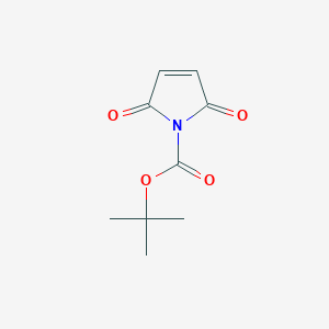 molecular formula C9H11NO4 B173169 叔丁基 2,5-二氧代-2,5-二氢-1H-吡咯-1-羧酸酯 CAS No. 114650-82-7