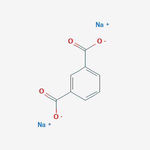 molecular formula C8H4Na2O4 B173175 1,3-Benzenedicarboxylic acid, disodium salt CAS No. 10027-33-5