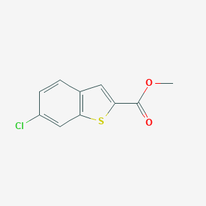 molecular formula C10H7ClO2S B173176 6-氯-1-苯并噻吩-2-羧酸甲酯 CAS No. 104795-85-9