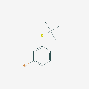 molecular formula C10H13BrS B173181 1-溴-3-叔丁基硫代苯 CAS No. 135883-40-8