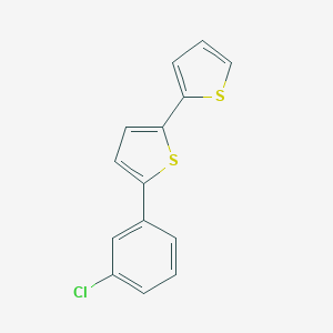 B173230 2-(3-Chlorophenyl)-5-thiophen-2-ylthiophene CAS No. 106926-07-2