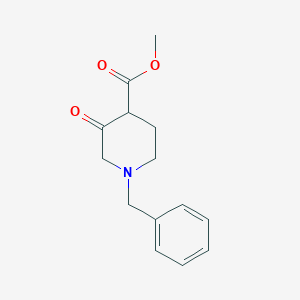 molecular formula C14H17NO3 B173264 1-苄基-3-氧代哌啶-4-甲酸甲酯 CAS No. 175406-94-7