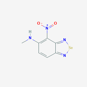 molecular formula C7H6N4O2Se B017328 5-Methylamino-4-nitro-2,1,3-benzoselenadiazole CAS No. 107095-01-2