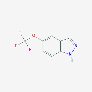 molecular formula C8H5F3N2O B173289 5-(三氟甲氧基)-1H-吲唑 CAS No. 105391-76-2