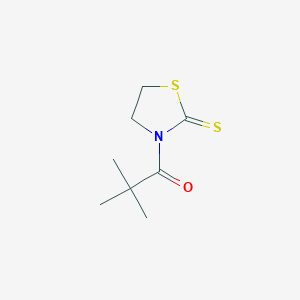 B173304 2,2-Dimethyl-1-(2-thioxothiazolidin-3-yl)propan-1-one CAS No. 138459-91-3