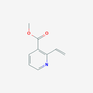 molecular formula C9H9NO2 B173319 2-乙烯基尼古丁酸甲酯 CAS No. 103441-72-1
