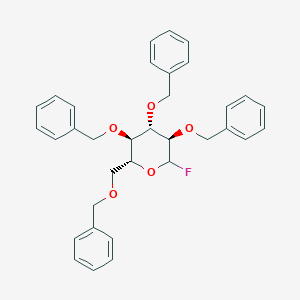 molecular formula C34H35FO5 B173330 2,3,4,6-四-O-苄基-D-吡喃葡萄糖基氟化物 CAS No. 122741-44-0