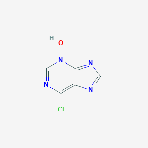 molecular formula C5H3ClN4O B173345 6-氯嘌呤 3-氧化物 CAS No. 19765-60-7
