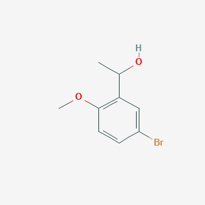 molecular formula C9H11BrO2 B173349 1-(5-溴-2-甲氧基苯基)乙醇 CAS No. 16602-17-8