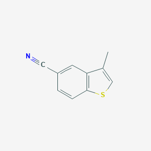 B173360 3-Methylbenzo[b]thiophene-5-carbonitrile CAS No. 19404-23-0