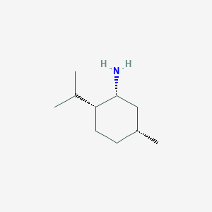 molecular formula C10H21N B173375 (1R,2R,5R)-2-Isopropyl-5-methylcyclohexanamine CAS No. 16934-77-3