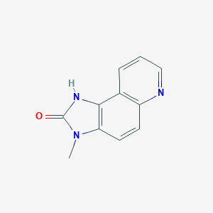 molecular formula C11H9N3O B017338 3-甲基-2-羟基-3H-咪唑并[4,5-F]喹啉 CAS No. 144486-08-8