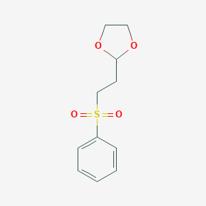 1,3-Dioxolane, 2-[2-(phenylsulfonyl)ethyl]-
