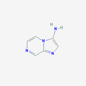 molecular formula C6H6N4 B173388 Imidazo[1,2-a]pyrazin-3-amine CAS No. 19943-95-4
