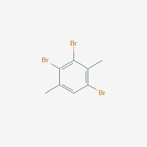 molecular formula C8H7Br3 B173394 1,3,4-Tribromo-2,5-dimethylbenzene CAS No. 117572-80-2