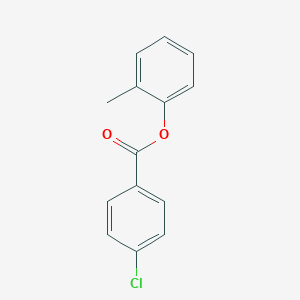 molecular formula C14H11ClO2 B173422 2-Methylphenyl 4-chlorobenzoate CAS No. 6280-50-8