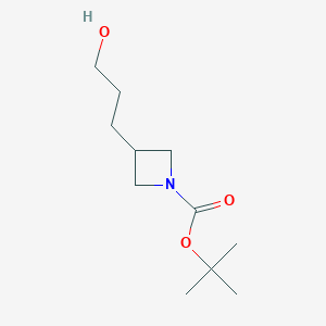 tert-Butyl 3-(3-hydroxypropyl)azetidine-1-carboxylate