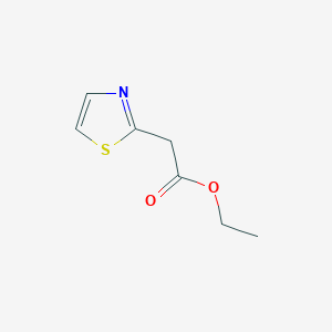 molecular formula C7H9NO2S B173493 Ethyl 2-(thiazol-2-yl)acetate CAS No. 141704-11-2