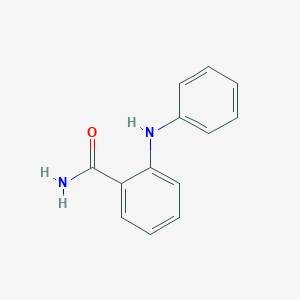 molecular formula C13H12N2O B173500 2-苯胺基苯甲酰胺 CAS No. 1211-19-4