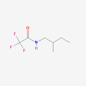molecular formula C7H12F3NO B173534 2,2,2-Trifluoro-N-(2-methylbutyl)acetamide CAS No. 14618-17-8