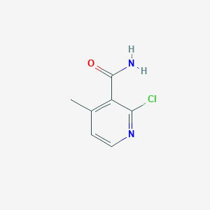 molecular formula C7H7ClN2O B173536 2-Chloro-4-methylnicotinamide CAS No. 152362-01-1