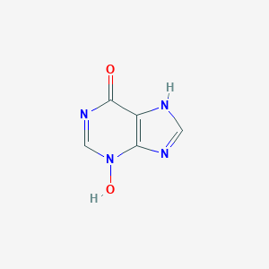 molecular formula C5H4N4O2 B173539 次黄嘌呤 3-N-氧化物 CAS No. 19765-65-2