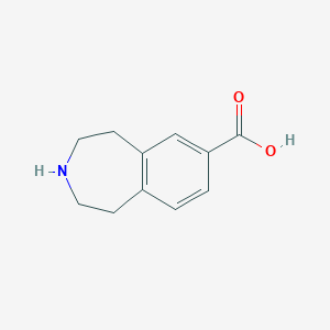 2,3,4,5-Tetrahydro-1H-3-benzazepine-7-carboxylic acid