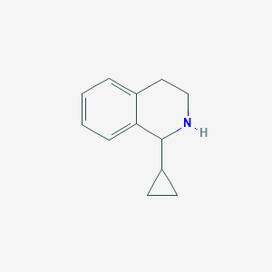 molecular formula C12H15N B173594 1-Cyclopropyl-1,2,3,4-tetrahydroisoquinoline CAS No. 167781-50-2