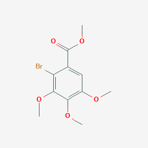 molecular formula C11H13BrO5 B173595 Methyl 2-bromo-3,4,5-trimethoxybenzoate CAS No. 1968-71-4