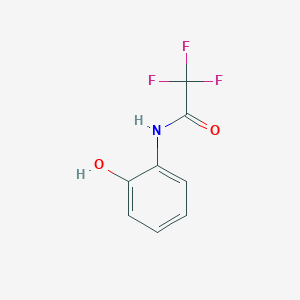 molecular formula C8H6F3NO2 B173616 2,2,2-trifluoro-N-(2-hydroxyphenyl)acetamide CAS No. 10595-66-1