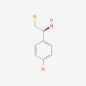 molecular formula C8H8Br2O B173618 2-bromo-(1S)-1-(4-bromophenyl)ethanol CAS No. 100306-24-9