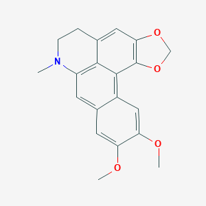 molecular formula C20H19NO4 B173643 Dehydrodicentrine CAS No. 19843-03-9