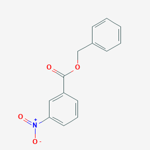 molecular formula C14H11NO4 B173661 Benzyl 3-nitrobenzoate CAS No. 136322-11-7