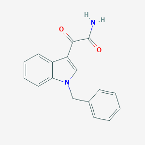 molecular formula C17H14N2O2 B173672 2-(1-benzyl-1H-indol-3-yl)-2-oxoacetamide CAS No. 108977-91-9