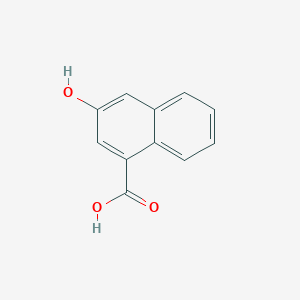 molecular formula C11H8O3 B173680 3-羟基-1-萘甲酸 CAS No. 19700-42-6