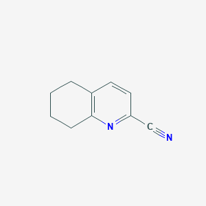 molecular formula C10H10N2 B173703 5,6,7,8-四氢喹啉-2-碳腈 CAS No. 150459-78-2