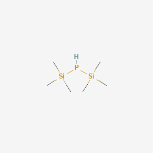 molecular formula C6H19PSi2 B173712 膦，双(三甲基甲硅烷基)- CAS No. 15573-39-4