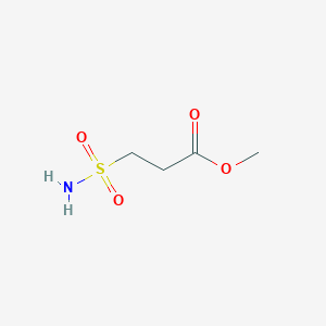 molecular formula C4H9NO4S B173726 Methyl 3-sulfamoylpropanoate CAS No. 15441-08-4