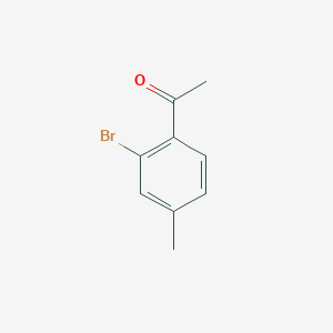 molecular formula C9H9BrO B173727 1-(2-溴-4-甲基苯基)乙酮 CAS No. 103286-27-7
