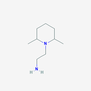 B173736 2-(2,6-Dimethyl-piperidin-1-yl)-ethylamine CAS No. 1788-35-8