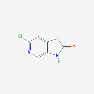 molecular formula C7H5ClN2O B173738 5-氯-1H-吡咯并[2,3-c]吡啶-2(3H)-酮 CAS No. 136888-17-0