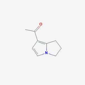 B173757 1-Acetyl-6,7-dihydro-5H-pyrrolizine CAS No. 199192-10-4