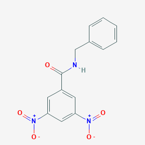 molecular formula C14H11N3O5 B173762 N-苄基-3,5-二硝基苯甲酰胺 CAS No. 14401-98-0