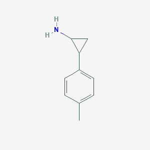 molecular formula C10H13N B173779 2-(4-Methylphenyl)cyclopropanamine CAS No. 19009-67-7