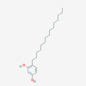 molecular formula C21H36O2 B173786 4-Pentadecylbenzene-1,3-diol CAS No. 16825-54-0