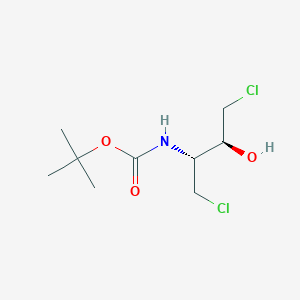 molecular formula C9H17Cl2NO3 B017380 2R-(t-Boc)氨基-1,4-二氯-3S-羟基丁烷 CAS No. 326479-99-6