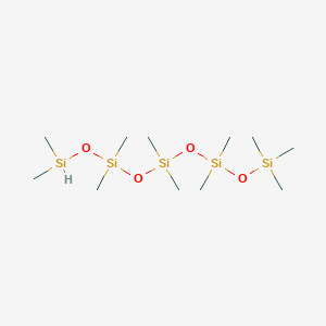 B173840 Dimethylsilyloxy-[[dimethyl(trimethylsilyloxy)silyl]oxy-dimethylsilyl]oxy-dimethylsilane CAS No. 17066-04-5