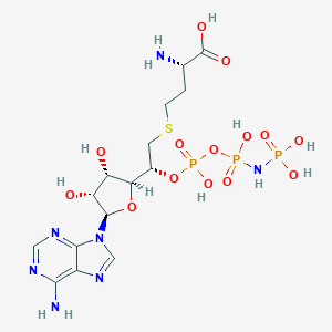 molecular formula C15H26N7O14P3S B017387 5'-Hcmait CAS No. 109214-84-8