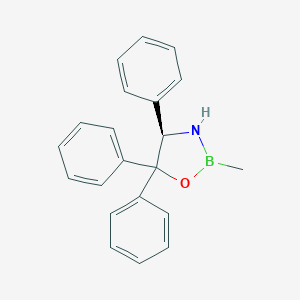 molecular formula C21H20BNO B173912 (R)-B-methyl-4,5,5-triphenyl-1,3,2-oxazaborolidine CAS No. 155268-88-5